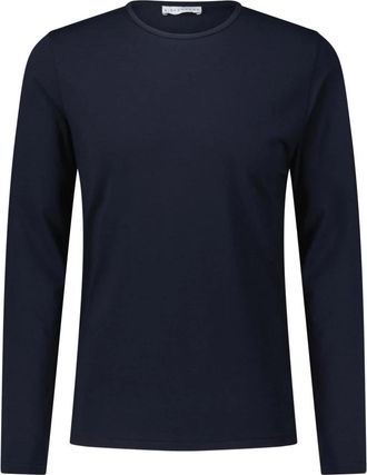 Kiefermann Katoenmix Longsleeve Ideale Pasvorm - Heren - Longsleeves - Blauw - 2XL - Katoen - Tops