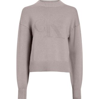 Calvin Klein Roze Crewneck Sweater - Dames - Ronde hals truien - Roze - 2XS - Truien & Vesten