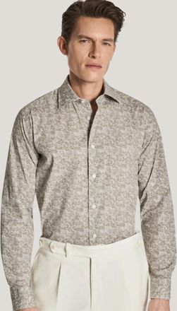 Jack Victor Mens Lincoln Long Sleeve Shirt In Sage