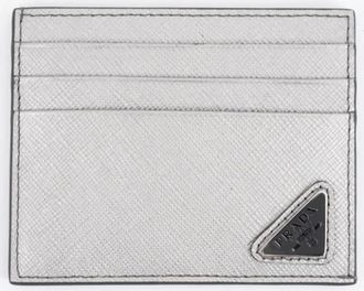 Prada Pre-owned Wallets, male, Gray, Size: ONE SIZE Pre-owned 1Mc223 Card case