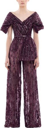 Saiid Kobeisy Embroidered Jumpsuit