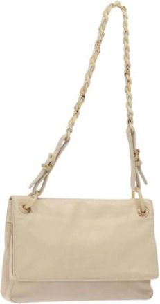Prada Pre-owned Shoulder Bags, female, Beige, Size: ONE SIZE Pre-owned Vintage Shoulder Bag