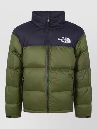 The North Face retro nuptse jacket high collar colorblock