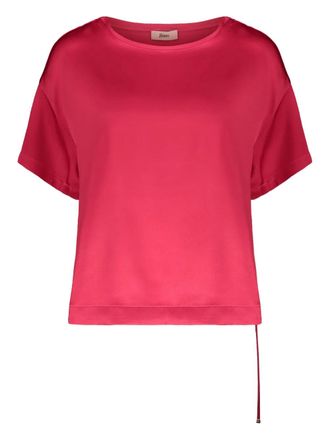 Herno Asymmetrisch T-shirt - Rood
