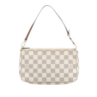 Louis Vuitton Pre-owned Shoulder Bags, female, White, Size: ONE SIZE Pre-owned Vintage Shoulder Bag