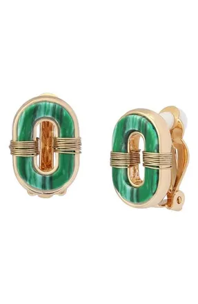 Robert Lee Morris Wire Clip-On Earrings in Gold at Nordstrom
