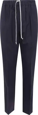 Rick Owens Pants Drawstring Slim Long Trousers