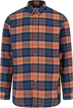Paul Smith Multicolor Plaid Cuffed Button-Down Shirt