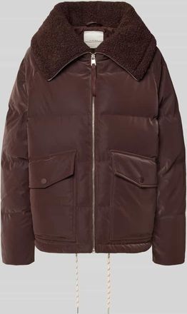 Varley Daunenjacke mit Pattentaschen Modell ROSEVILLE in Dunkelbraun, Größe XS