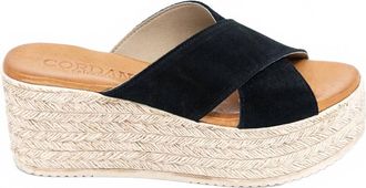 Cordani Womens Bella Sandals In Black Suede