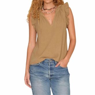 Xirena Bex Sleeveless Top In Beige