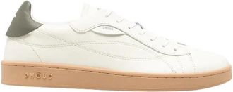 Ghoud Logo-print Panelled Sneakers - Heren - Sneakers - Wit - 40 EU - Leer - Schoenen