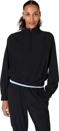 Sweaty Betty Explorer Pullover Womens Sweatshirt Black : LG, Elastane