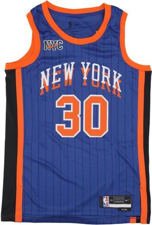Nike Basketbal Tanktop City Edition 2023/24 - Heren - Fitness - Blauw - 2XL - Polyester - Fitness