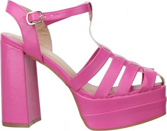 Offline Shoes Womens Fisherman Platform Sandal In Pink