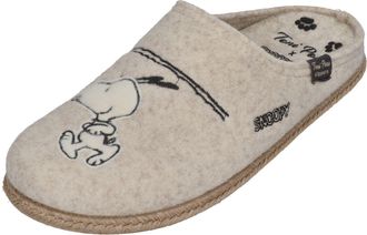 Toni Pons Snoopy Clog Slippers for Women in Felt - Snoopy - Cru - 39