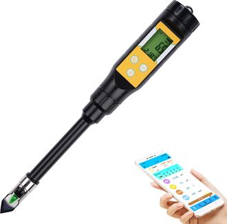 OEM Medidor De Ph Del Suelo 6 En 1, Medidor De Humedad De Plantas, Higr&oacute;metro De Plantas, Luz/ph/ec/temperatura/humedad Del Suelo/humedad Del Aire, Pantal