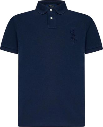 Polo Ralph Lauren Polo Shirt Korte Mouw - Heren - Polos - Blauw - M - Katoen - Tops