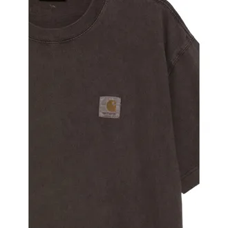 Carhartt Work in Progress Washed Cotton T-Shirt - Brown