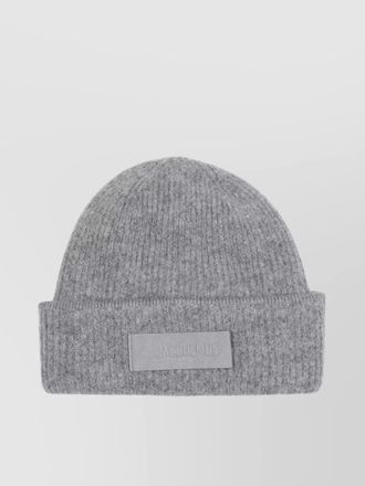 Jacquemus alpaca wool ribbed beanie