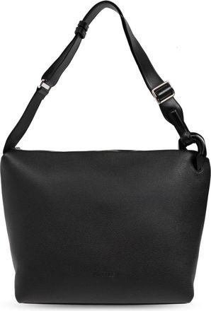 J.W.Anderson Corner Shopper Tas - Dames - Schoudertassen - Zwart - ONE Size - Leer - Tassen