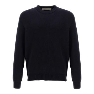 Golden Goose Truien & Vesten, Heren, Blauw, L, Katoen, Davis Sweater