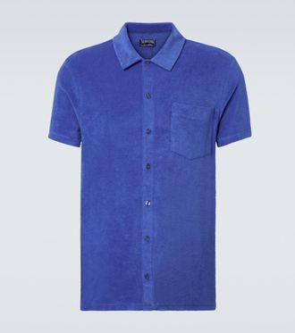 Vilebrequin Cotton-blend terry bowling shirt