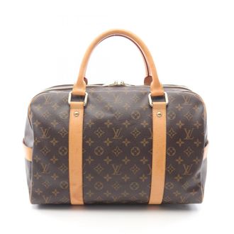 Louis Vuitton Brown Monogram Coated Canvas Boston Bag (Pre-Owned)