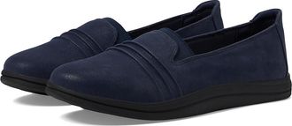 Clarks Breeze Sol Womens Flat Shoes Navy : 9.5 B - Medium, Rubber