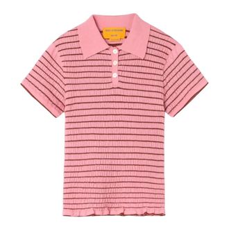 Guest In Residence Polo Smocked Shrunken - - Tops - Donna - Rosa - L