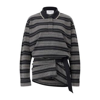 Isabel Marant Short Polo Dress - Dames - Polos - Zwart - M - Katoen - Tops