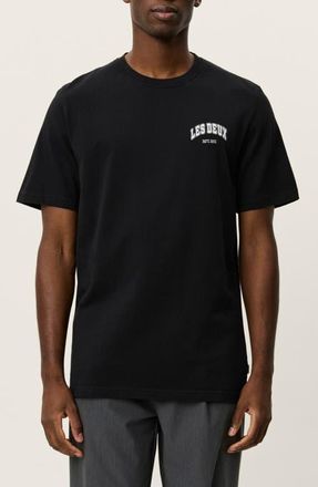 Les Deux Brady Hoop Graphic T-Shirt in Black at Nordstrom, Size Xx-Large
