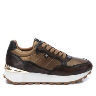 Xti Womens Trainer Sneakers In Rust Copper