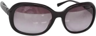 Chanel Pre-owned Accessories, female, Purple, Size: ONE SIZE Pre-owned Plastic Sunglasses