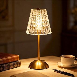 OEM L&aacute;mpara De Mesa Recargable - L&aacute;mpara De Mesa - Inal&aacute;mbrica - Inal&aacute;mbrica Y Regulable - Led Para Dormitorio Y Sala De Estar - 29,5 Cm
