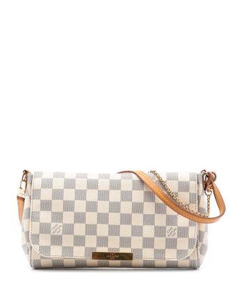 Louis Vuitton 2014 Damier Azur Favorite MM satchel - White