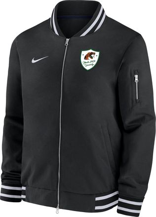 Nike Mens College (Florida A&M University) Bomber Jacket in Black | M62424FAMU25-BLK