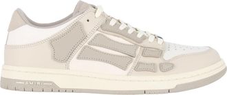 Amiri White Layered Perforated Low-Top Sneakers