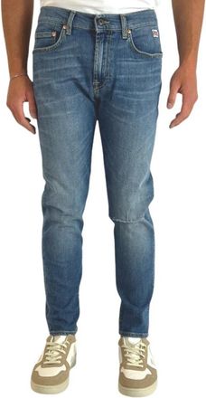 Roy Rogers Carrot Fit Jeans - Heren - Slim Fit Jeans - Blauw - W36 - Katoen - Jeans