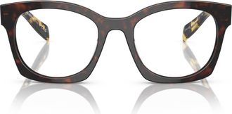 Prada 0pr A05v Oversized Tortoiseshell Acetate Eyeglasses