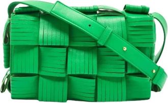 Bottega Veneta Pre-owned Cross Body Bags, female, Green, Size: ONE SIZE Pre-owned Cassette Bag
