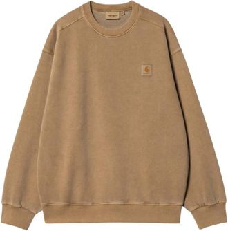 Carhartt Work in Progress Vista Sweatshirt - Zwaar Geborsteld Katoenen Jersey - Heren - Sweatshirts - Beige - XL - Katoen - Hoodies & sweatvesten