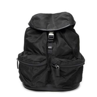Prada Double Pocket Drawstring Backpack Rugzak