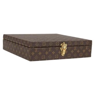 Louis Vuitton Tweedehands Canvas Louis Vuitton tassen - Dames - Pre-owned - Bruin - Maat: ONE Size