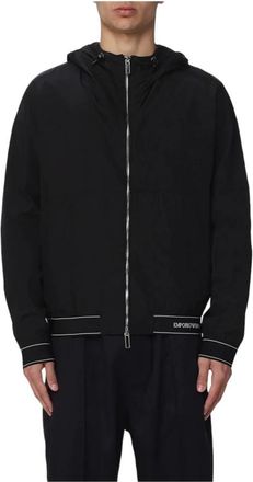 Emporio Armani Lichtgewicht Jas - Heren - Vesten met rits - Zwart - S - Hoodies & sweatvesten