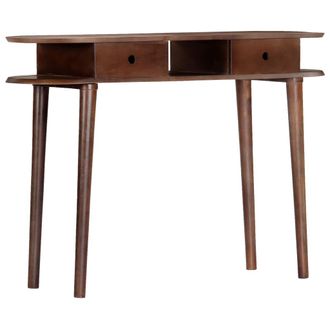 vidaXL Vidaxl Mesa Consola De Madera Maciza De Acacia 110x35x76 Cm