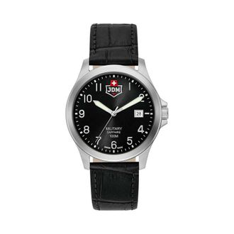 JDM Military Alpha I Black Dial Mens Watch JDM-WG001-01