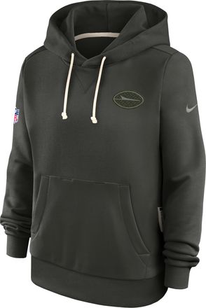 Nike New York Jets Rivalries Collection Sideline Nike Womens Dri-FIT NFL Pullover Hoodie in Green | 03C33JG72-X0C