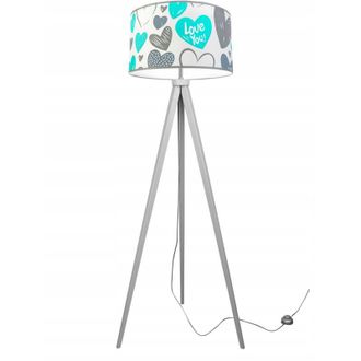 OEM L&aacute;mpara Tr&iacute;pode Infantil Loft, Pantalla, Estampado, Led