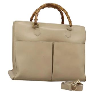 Gucci Pre-owned borse di pelle - - Pre-owned - Donna - Beige - ONE SIZE